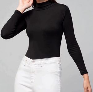 Black Turtleneck Top