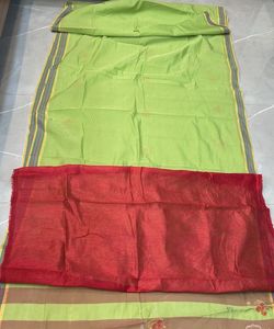 Green Handloom Saree - New