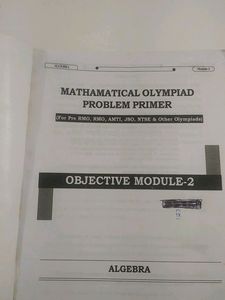Mathematical Olympiad Problem Primer Module 2 &amp; 3