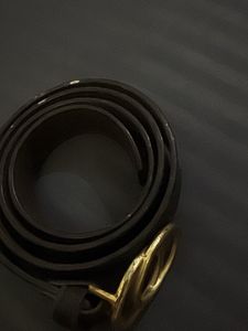 Classic Black Belt with Double Ring Buckle