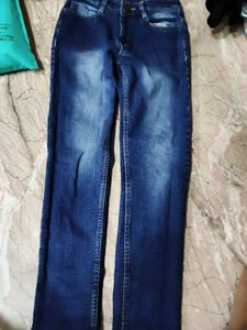 Dark Blue Denim Jeans