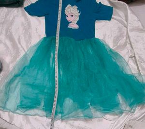 Very Beautiful &amp; Amazing Net Frozen Frock