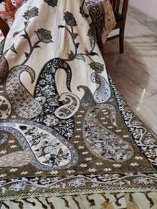 Winter Shawl - Reversible Print