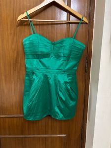 H&M Green Strappy Cocktail Top