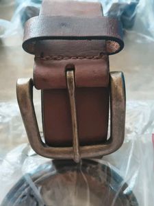 Classic Brown Leather Belt