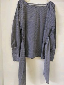 RARE Gingham Check Top
