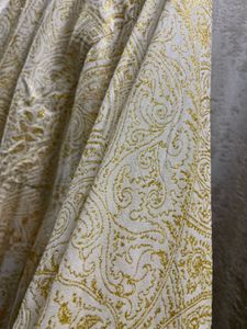 Elegant Cream Paisley Anarkali Suit