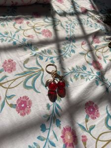 Cute Cherry Keychain