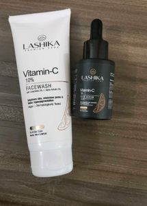 Lashika Vitamin C Face Wash &amp; Serum