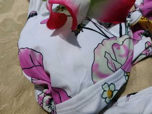 7.Floral Bikini Top