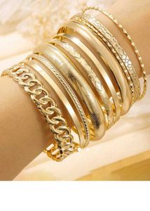 Set of Gold Tone Bangles
