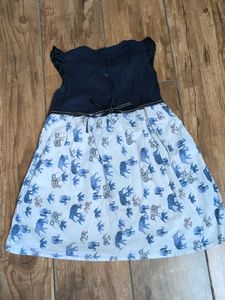 Cute Elephant Print Dress
