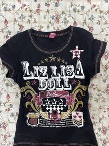 graphic gothic Liz Lisa Doll T-Shirt