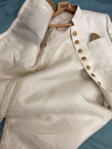 Elegant Cream Sherwani Set for boys