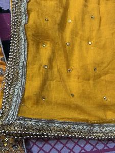 Embellished Yellow Kurta Set