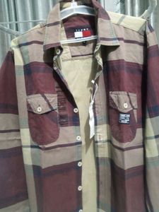 Tommy Hilfiger Plaid Shirt L Size
