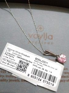 Voylla silver Heart Neckpiece ❤️✨️🌷