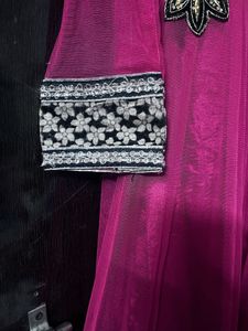 Elegant  rose and black gown