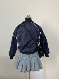 Navy Lightweight baseball Jacket