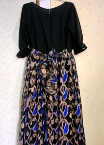 Black &amp; Blue Ethnic Gown 💙🖤