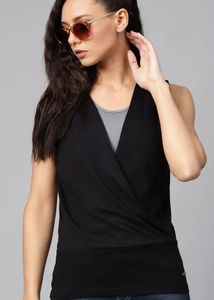 Roadster Black Casual Top