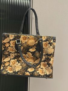 Floral Print Tote Bag