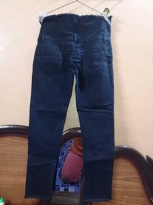 High-Waisted Black Jeans