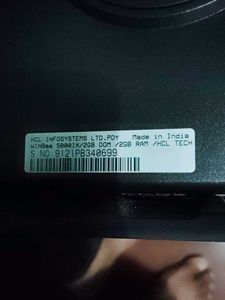 Full computer desktop hcl+ lg MONITOR