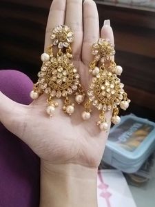 Exquisite Kundan &amp; Pearl Choker Necklace👍