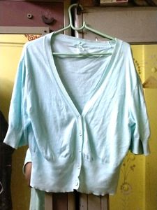 Blue casual top