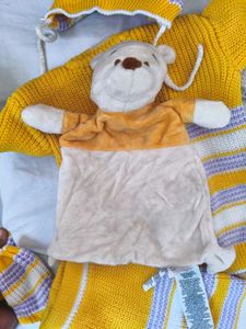 Combo Of Beautiful Cute Set With Teddy Hankey