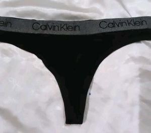 Calvin Klein Black Thong panty