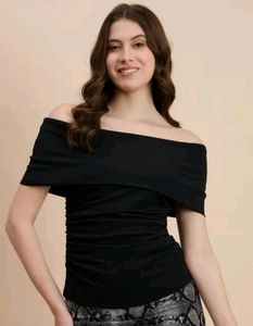 Chic Black Off-Shoulder Top
