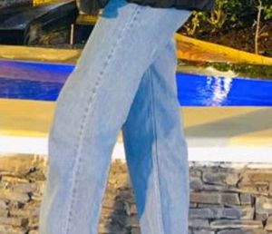 Light Wash Wide Leg Jeans