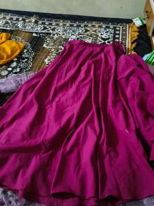 Beautiful Purple Floral Gown