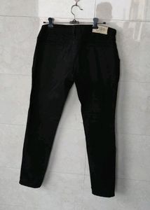 Black Cotton Pant