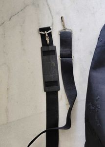 Black duffle