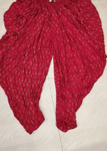 Maroon Ethnic Palazzos