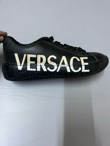 Versace Black Logo Sneakers