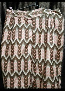 Peach Embroidered Kurta Set with Palazzo Pants
