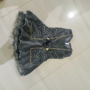 Sparkly Grey Party Dress
