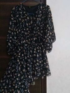 Chic Floral Print Dress
