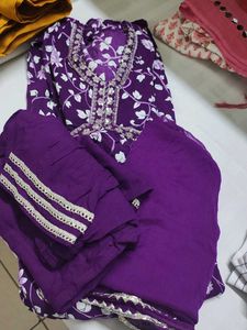 Beautiful Purple Colour Suit