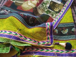 Beautiful Lime Green Printed Saree