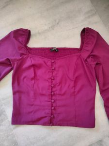HARPA Casual Full Sleeve Solid Women Top