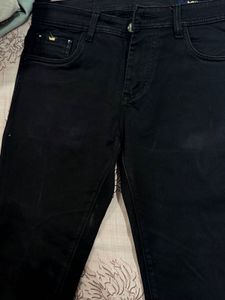GAS Men Black Straight Fit Jeans
