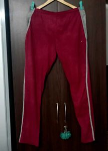 Comfortable Maroon Track Pants