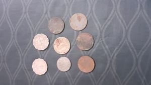 8 Old Coins