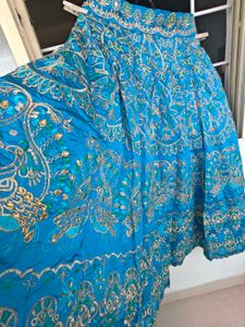 Elegant Blue Lehenga Choli Set