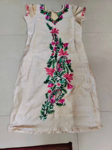 Beautiful Kashmiri Work Embroidered Kurti